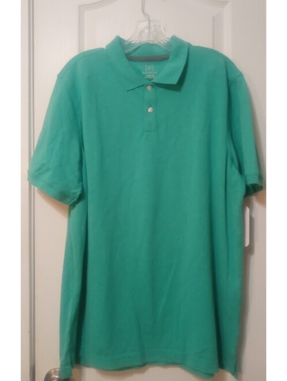 George Teal Collared Polo | Size Large | Casual NWT